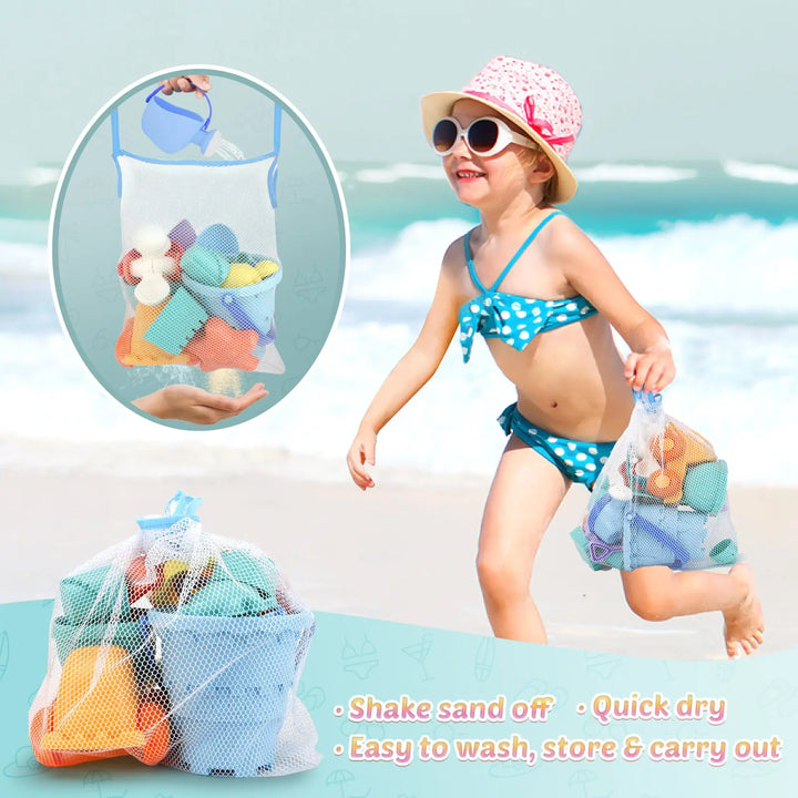 Beginner Sand Toys Set with Soft Tools and Fun Molds 