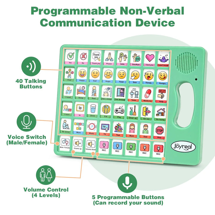 Sentence-Building AAC Plus| Language Learning Device for Nonspeaking Kids 