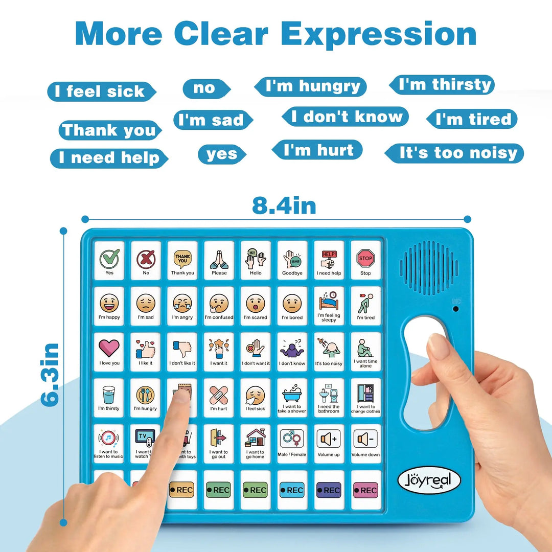 Plus AAC Communication Board for Speech Support Language Learning 