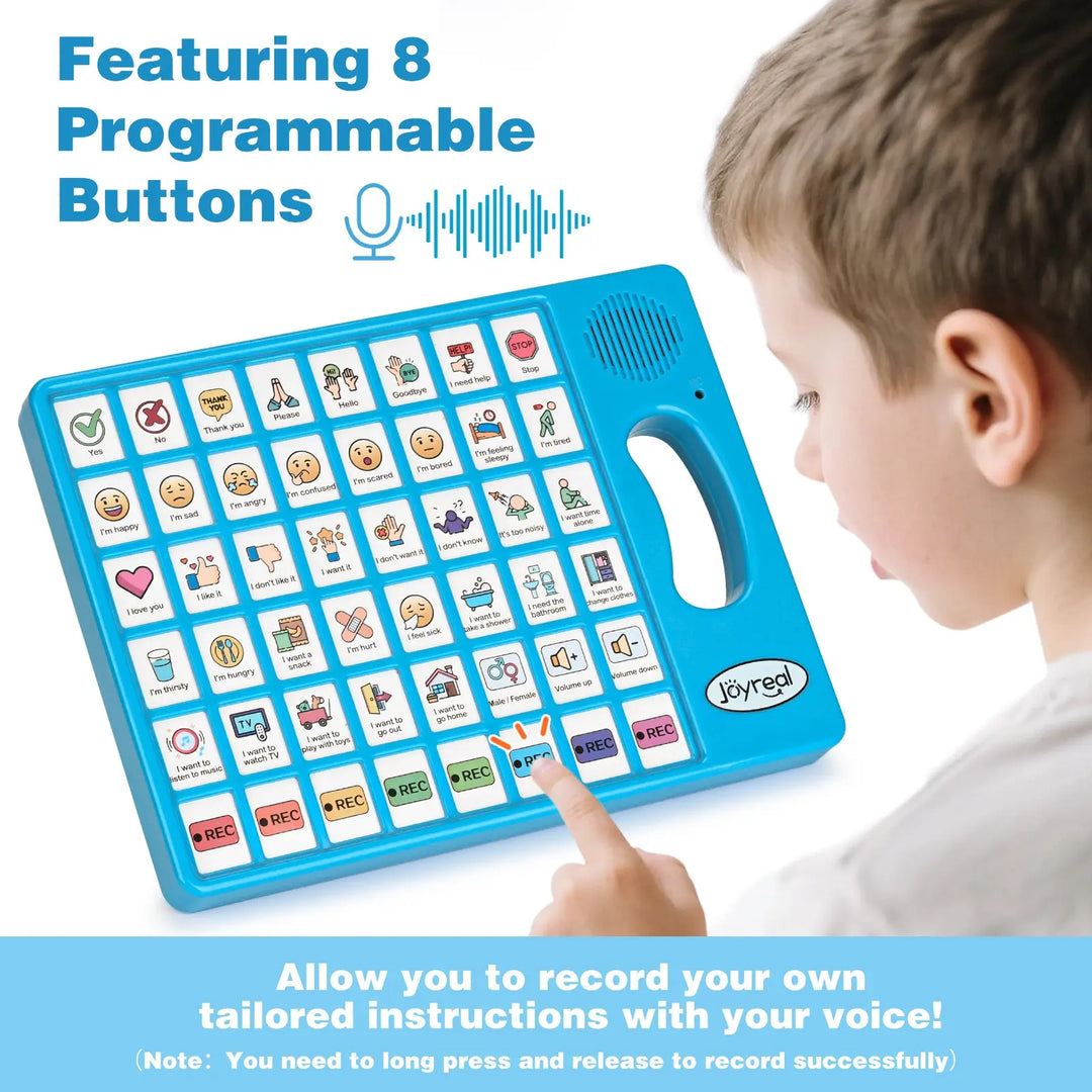 Plus AAC Communication Board for Speech Support Language Learning 