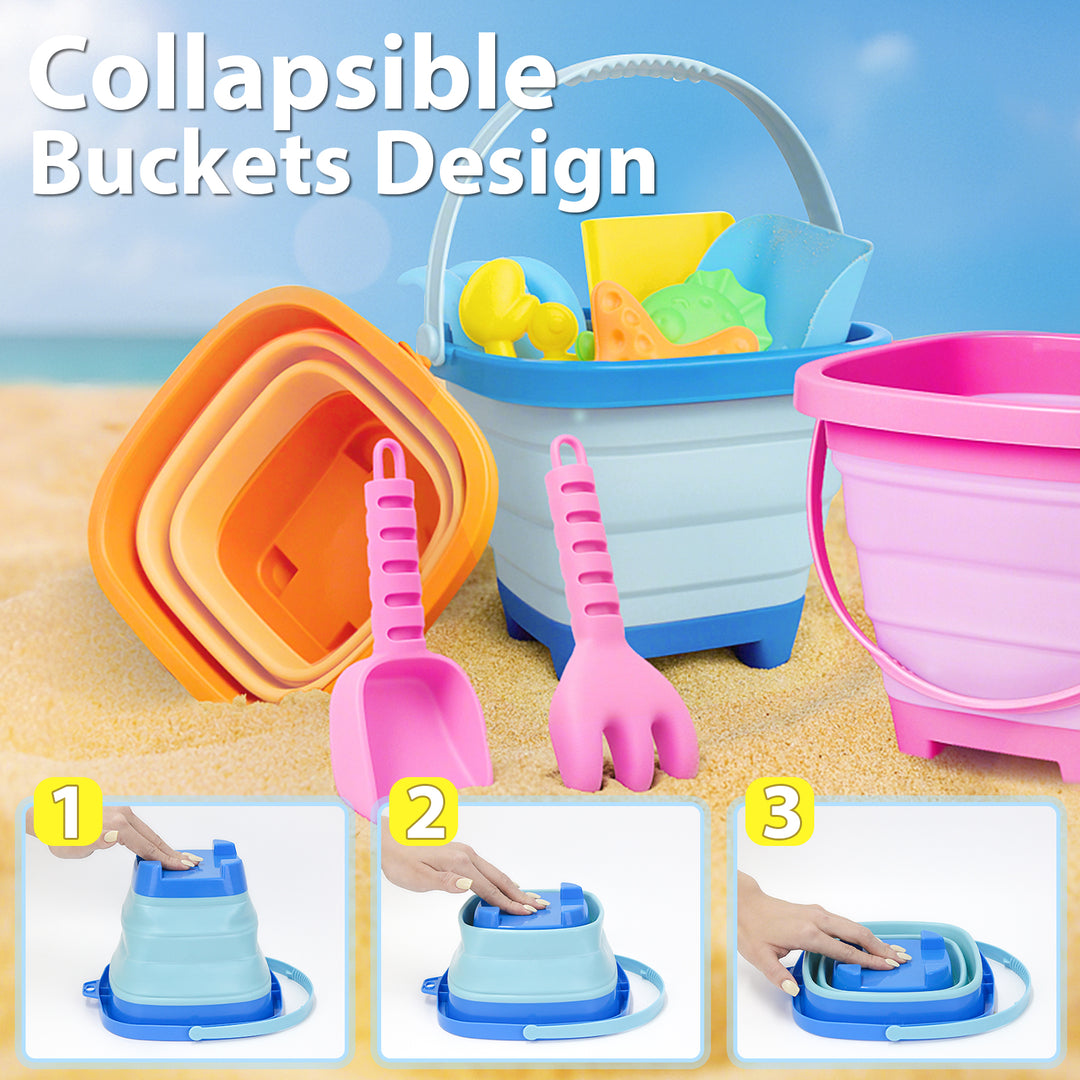 Sand Castle Beach Toys for Kids 3–10