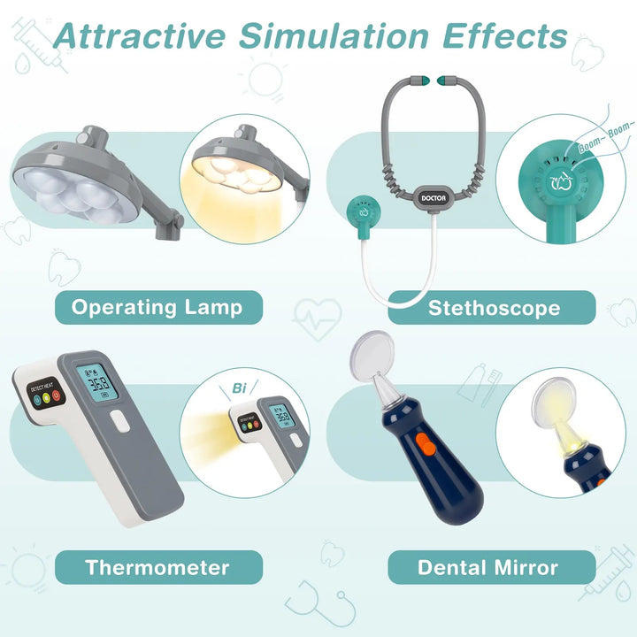 Doctor pretend play kit for toddlers 