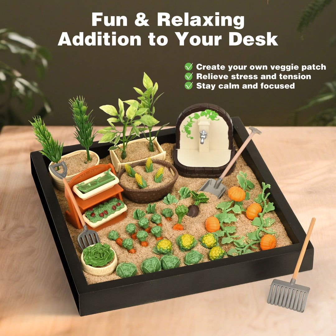 Mini Veggie Zen Garden Kit for Ages 2+