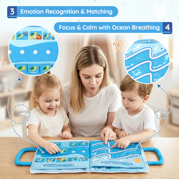 3-lb Weighted Sensory Quiet Book for Kids Ages 3+