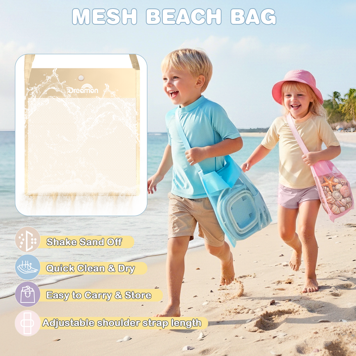 Sand Sifting & Shell Collecting Kit for Kids