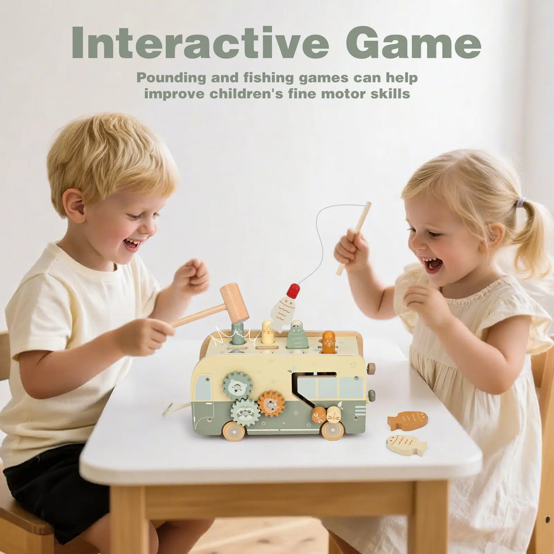 Wooden Hammering Pounding Toy for Toddlers 