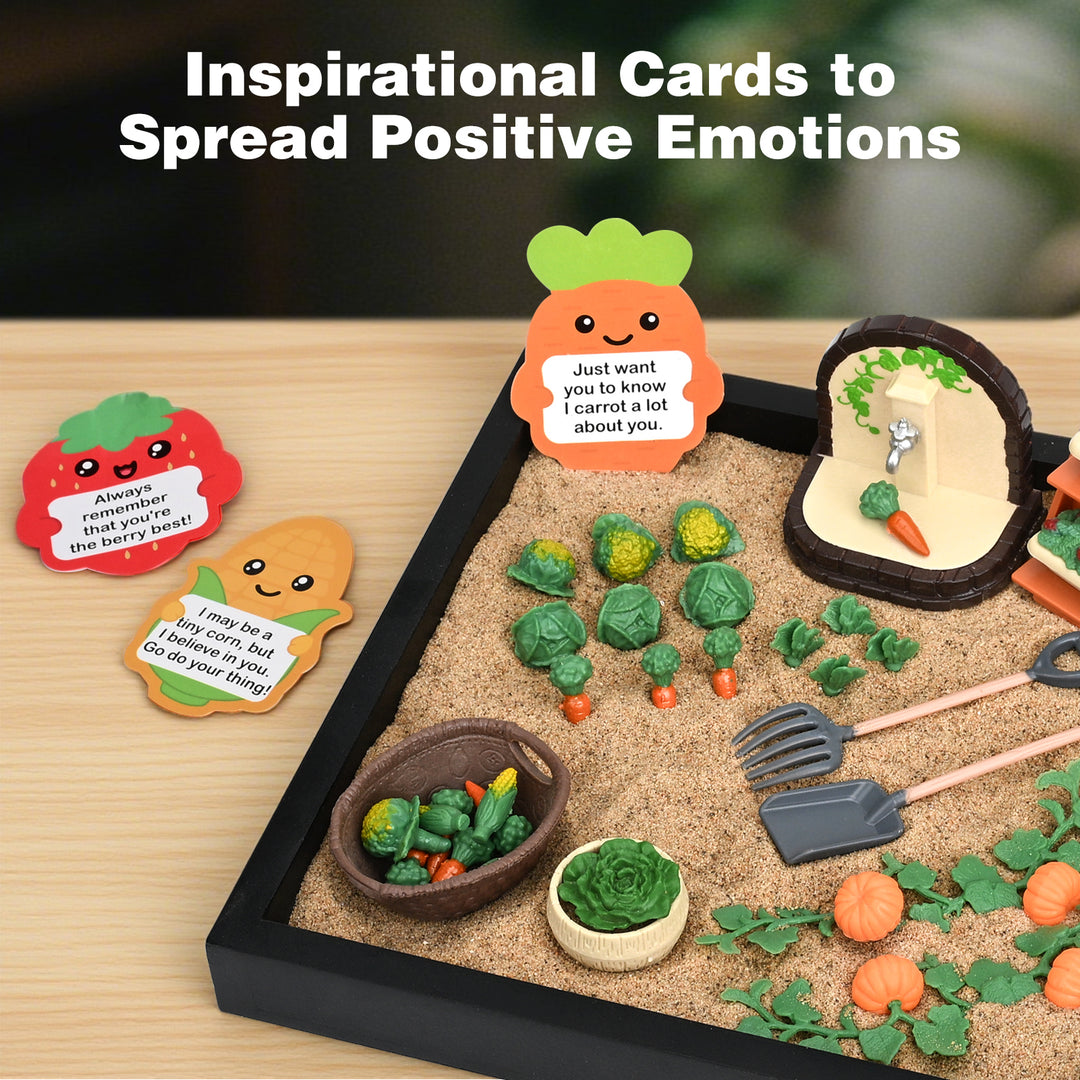 Mini Veggie Zen Garden Kit for Ages 2+