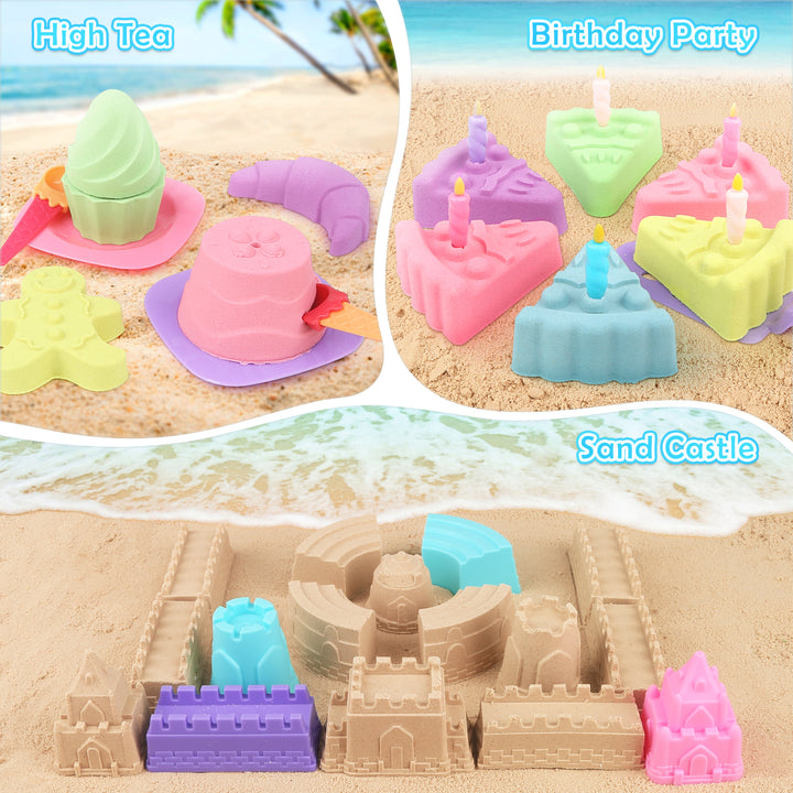 Sand Play Travel Kit for Kids Ages 3–10