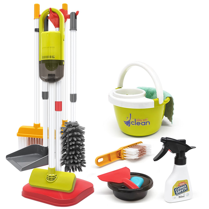 Kids Cleaning Toy Set for Toddlers Age 3-7