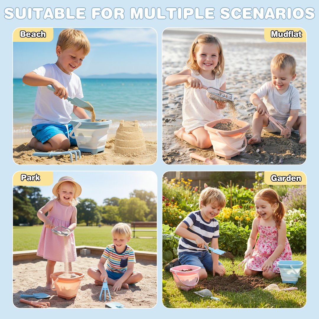 Sand Sifting & Shell Collecting Kit for Kids
