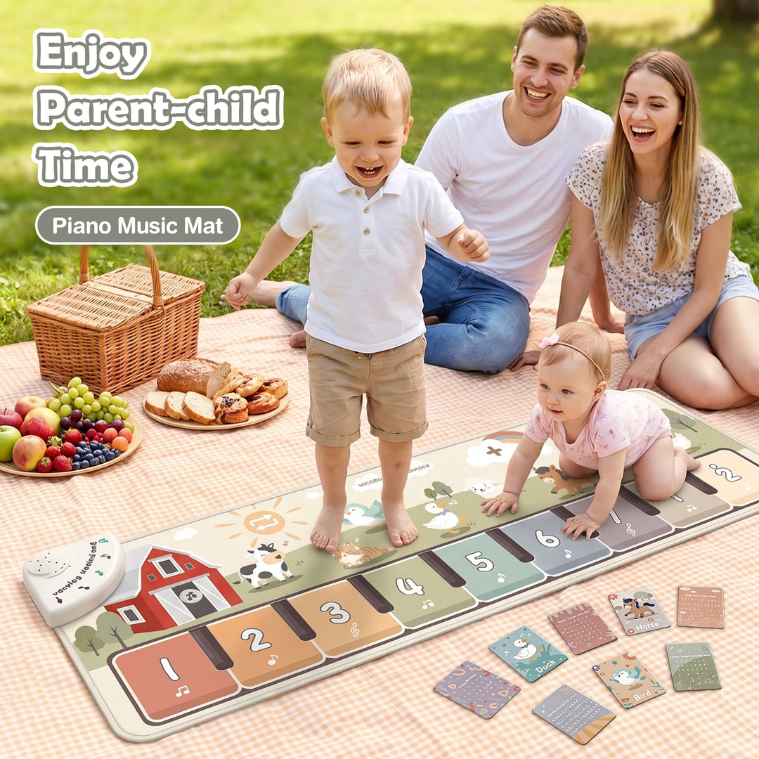 Floor Piano Mat for Toddlers – 45 Sounds Musical Sensory Toy