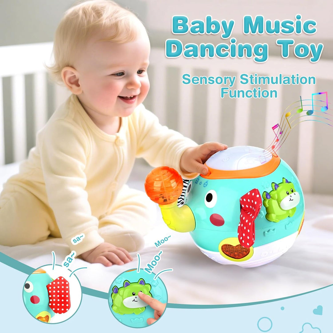 Musical Crawling Elephant Baby Toy 
