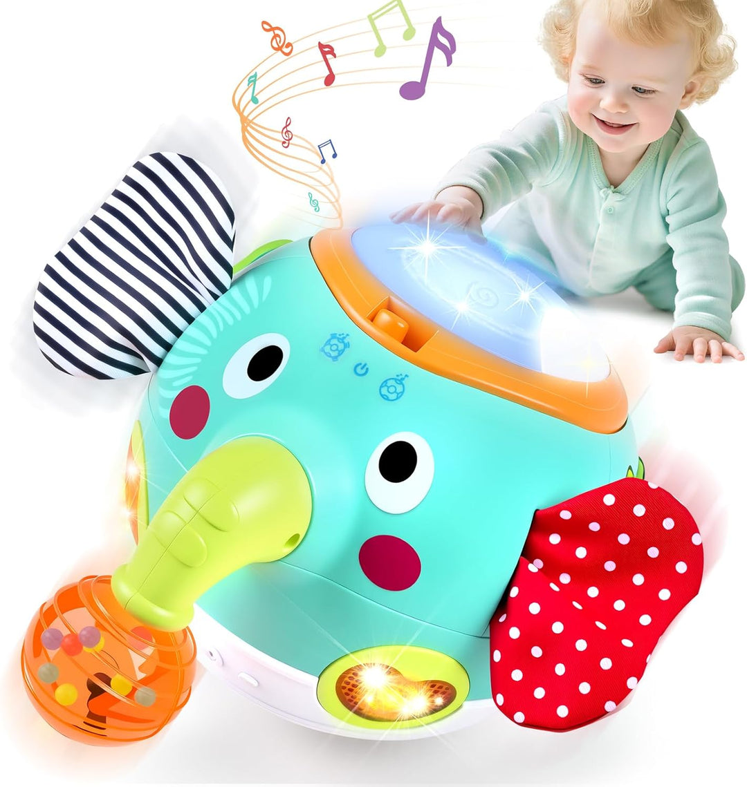 Musical Crawling Elephant Baby Toy 