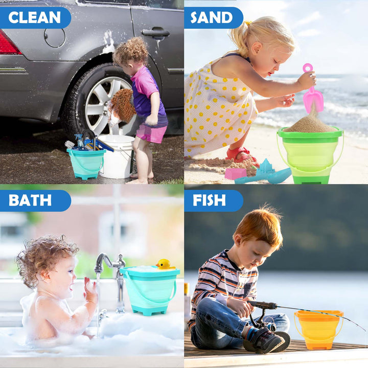 30PCS Collapsible Beach Toys Set for Kids Ages 3–10