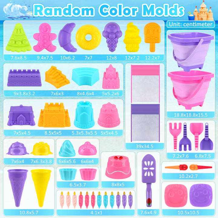 Sand Play Travel Kit for Kids Ages 3–10