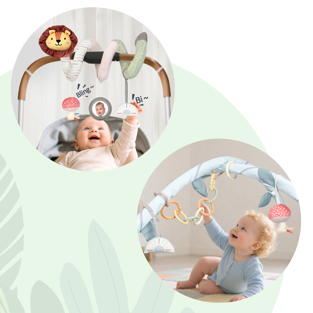 Spiral Car Seat Toy Set – Travel Toy for Newborns & Infants
