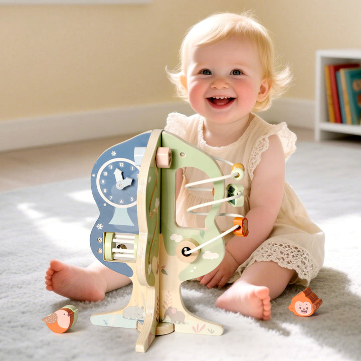 wood activity cube