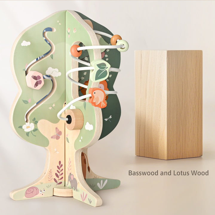 wooden activity table