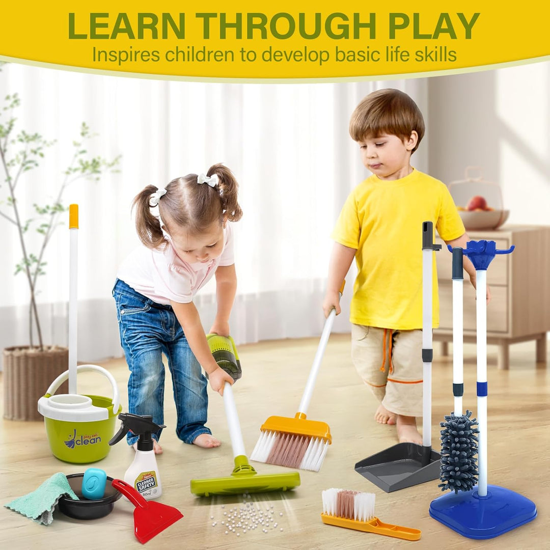 Kids Cleaning Toy Set for Toddlers Age 3-7