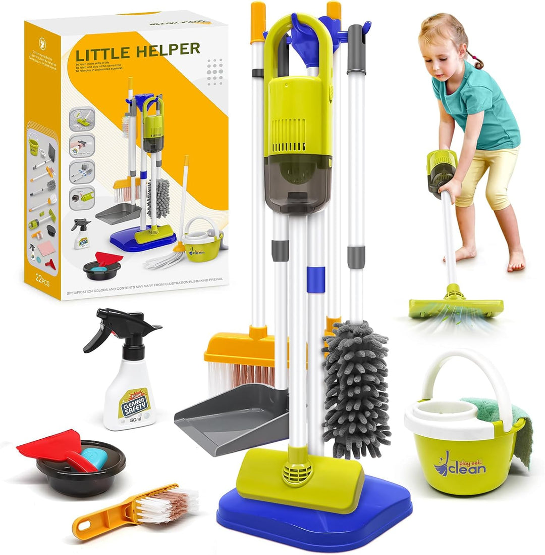 Kids Cleaning Toy Set for Toddlers Age 3-7