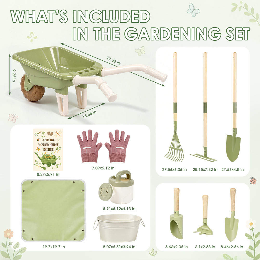 Kit de jardinería y atrapa insectos para niños