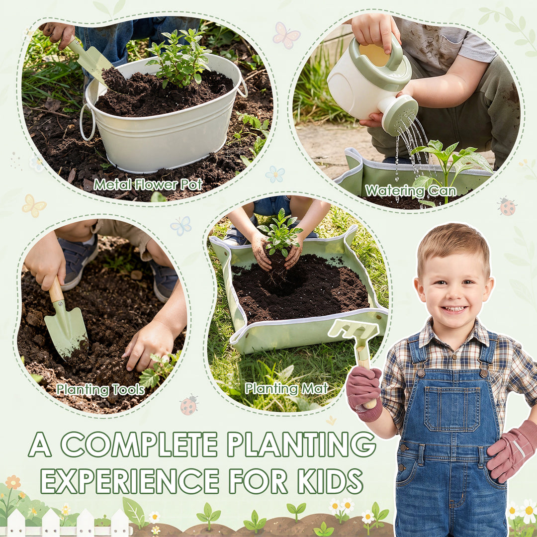 Kit de jardinería y atrapa insectos para niños