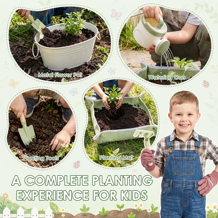 Kit de jardinería y atrapa insectos para niños