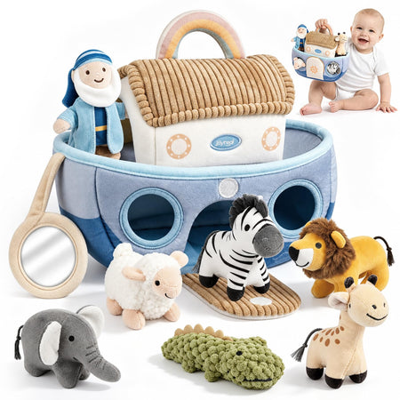 Noah's Ark Storytime Plush Sensory Toy Set