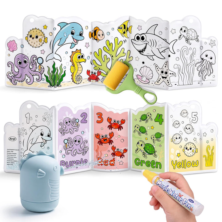 Ocean Splash Double-sided Water Bath Book, Color Reveal Bath Toy