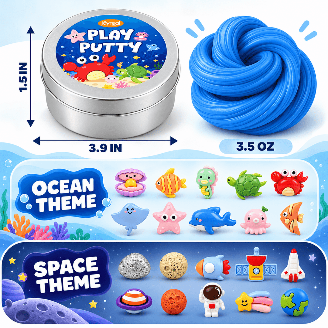 Cosmic Tide Sensory Therapy Putty Set, 2 Packs
