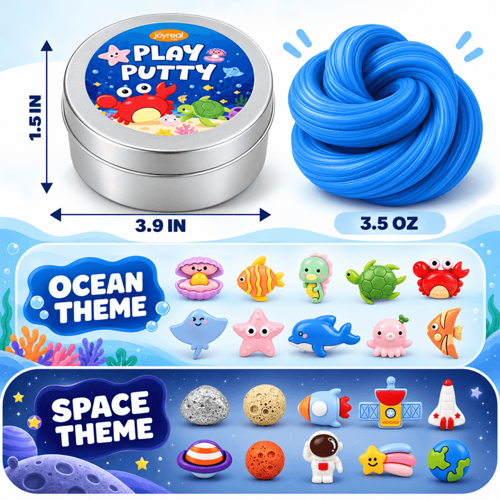 Cosmic Tide Sensory Therapy Putty Set, 2 Packs