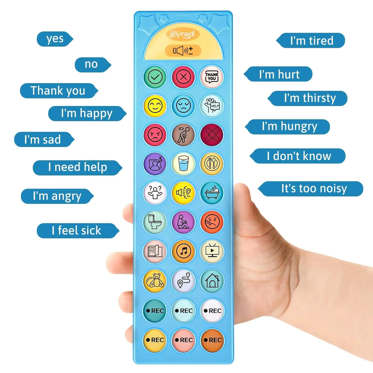AAC Device for Autism & Speech Therapy | 24 Buttons + Programmable ...