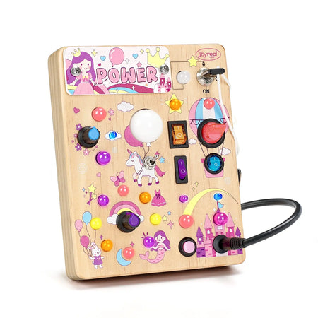 Dreamy LED Busy Board For 2 Years Pink 