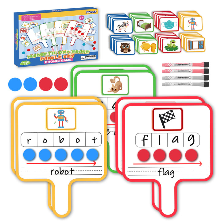 Joyreal Magnetic Dry Erase Board – Phonemic Awareness & Speech Therapy Learing Tool