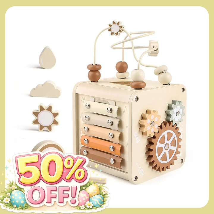 Educational Activity Cube for Toddlers 1-3 