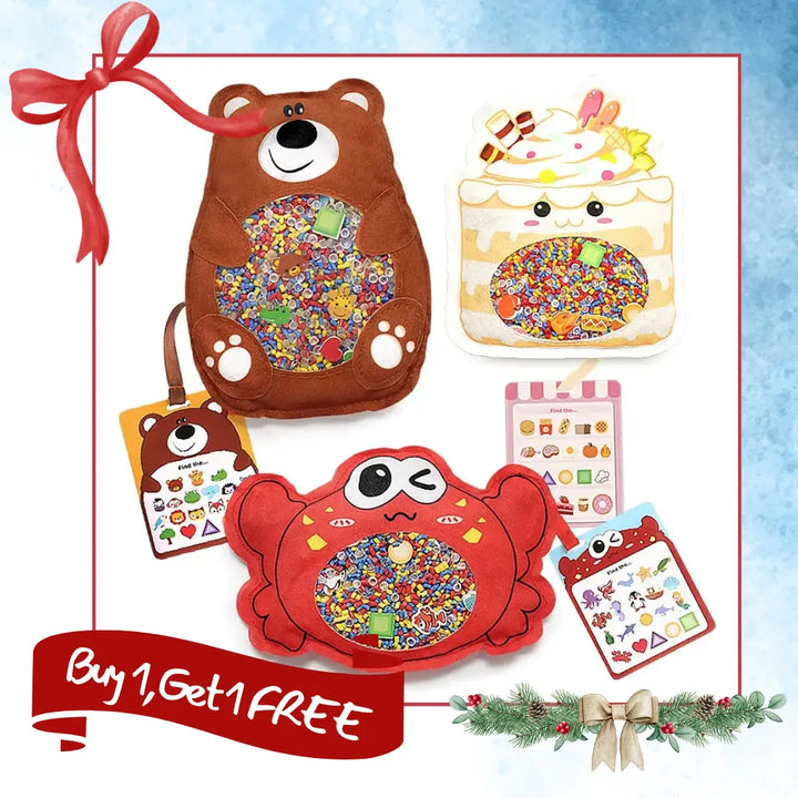 3-Pack Hide and Seek Busy Bags for Kids 3+ 