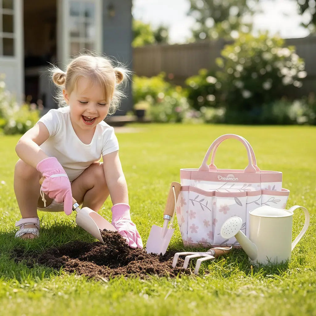 Gardening Tool Set for Kids Outdoor Play 