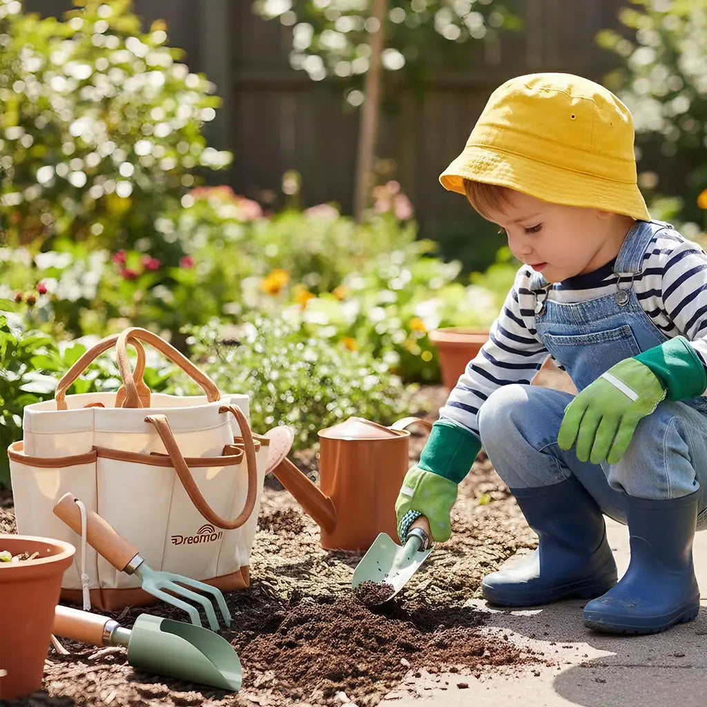 Garden Tools Kit for Kids Hands On Play 