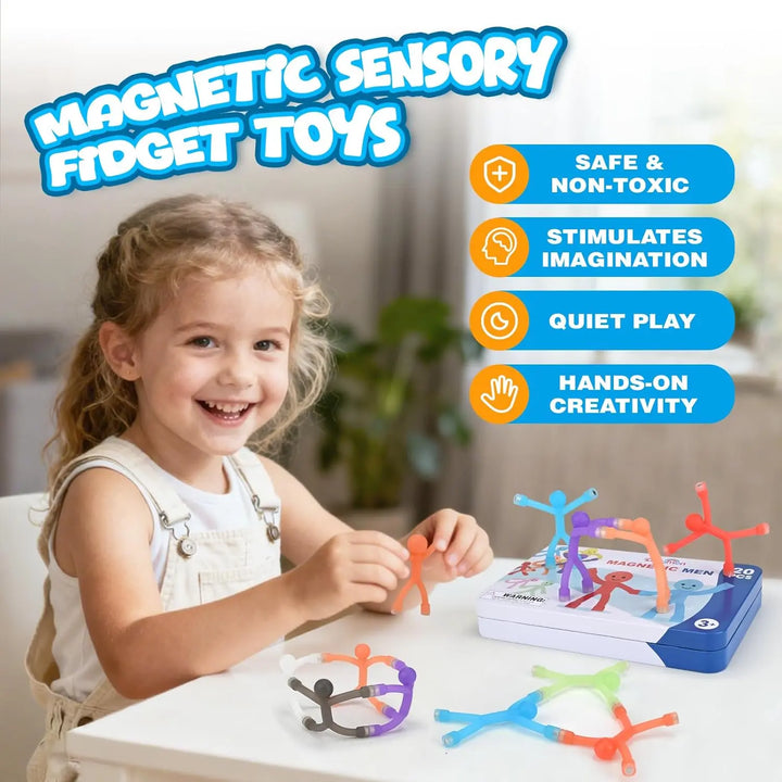 20 PCS Magnetic Travel Toys for Kids Ages 3+ 