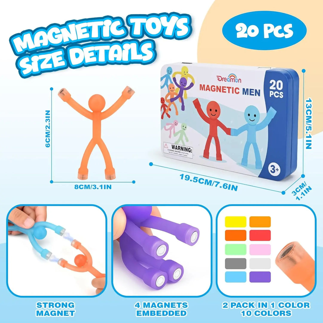 20 PCS Magnetic Travel Toys for Kids Ages 3+ 