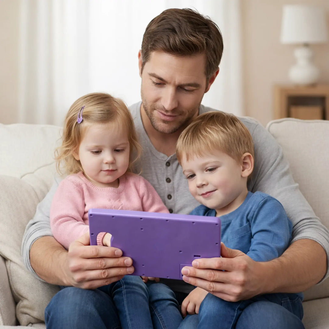 Plus AAC Communication Board for Language Learning (Purple) 