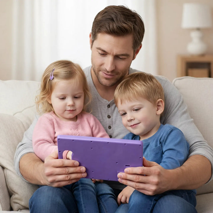 Plus AAC Communication Board for Language Learning (Purple) 