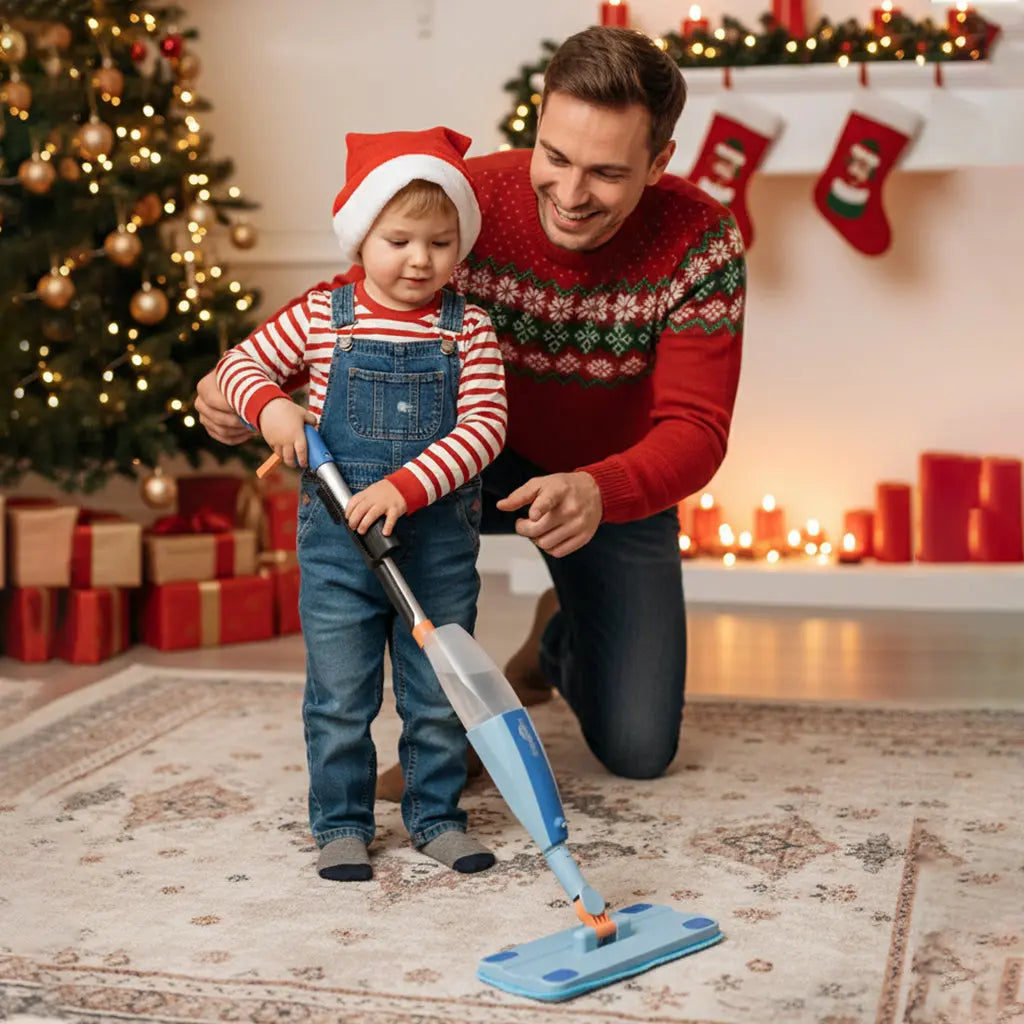 Spray Mop Toy for Kids Cleaning Play 