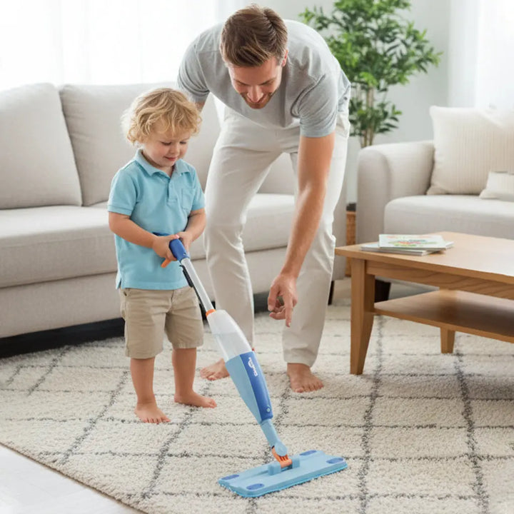 Spray Mop Toy for Kids Cleaning Play 