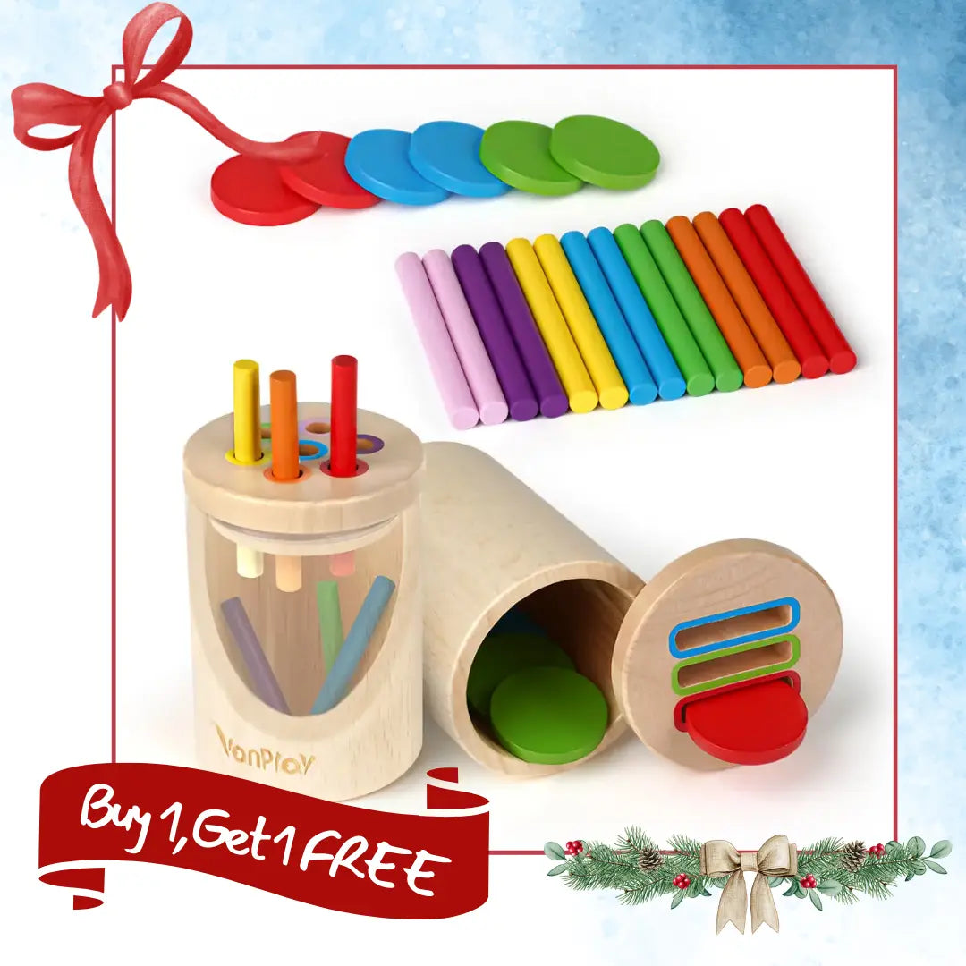 Color Matching Montessori Set for 1 Year Olds 