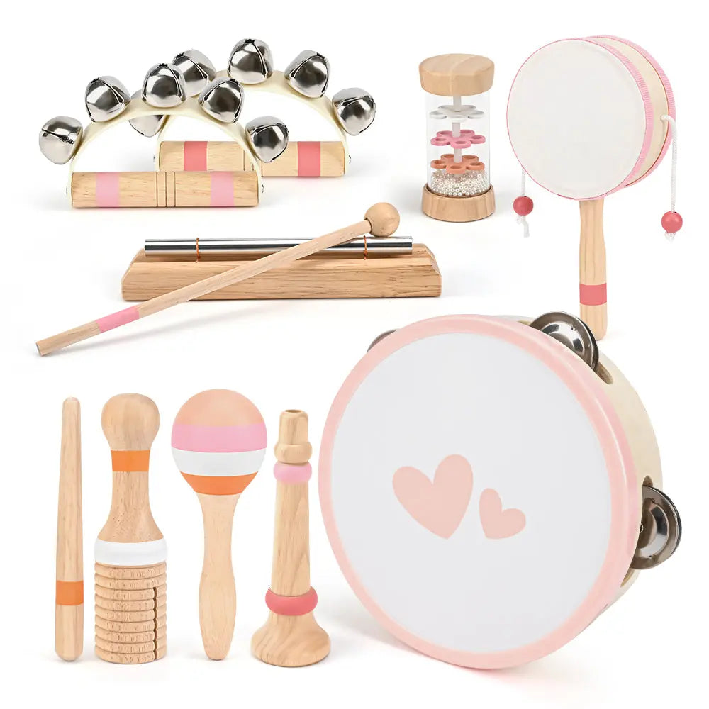 Wooden Montessori Instruments for 2-3 Year Old Girls 