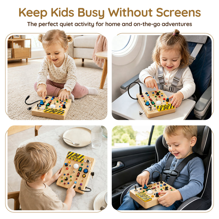 Travel Busy Board for Toddlers