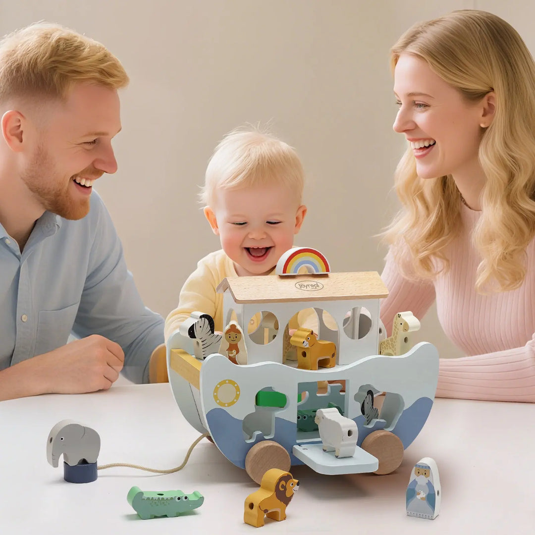 noah's ark wooden toy​