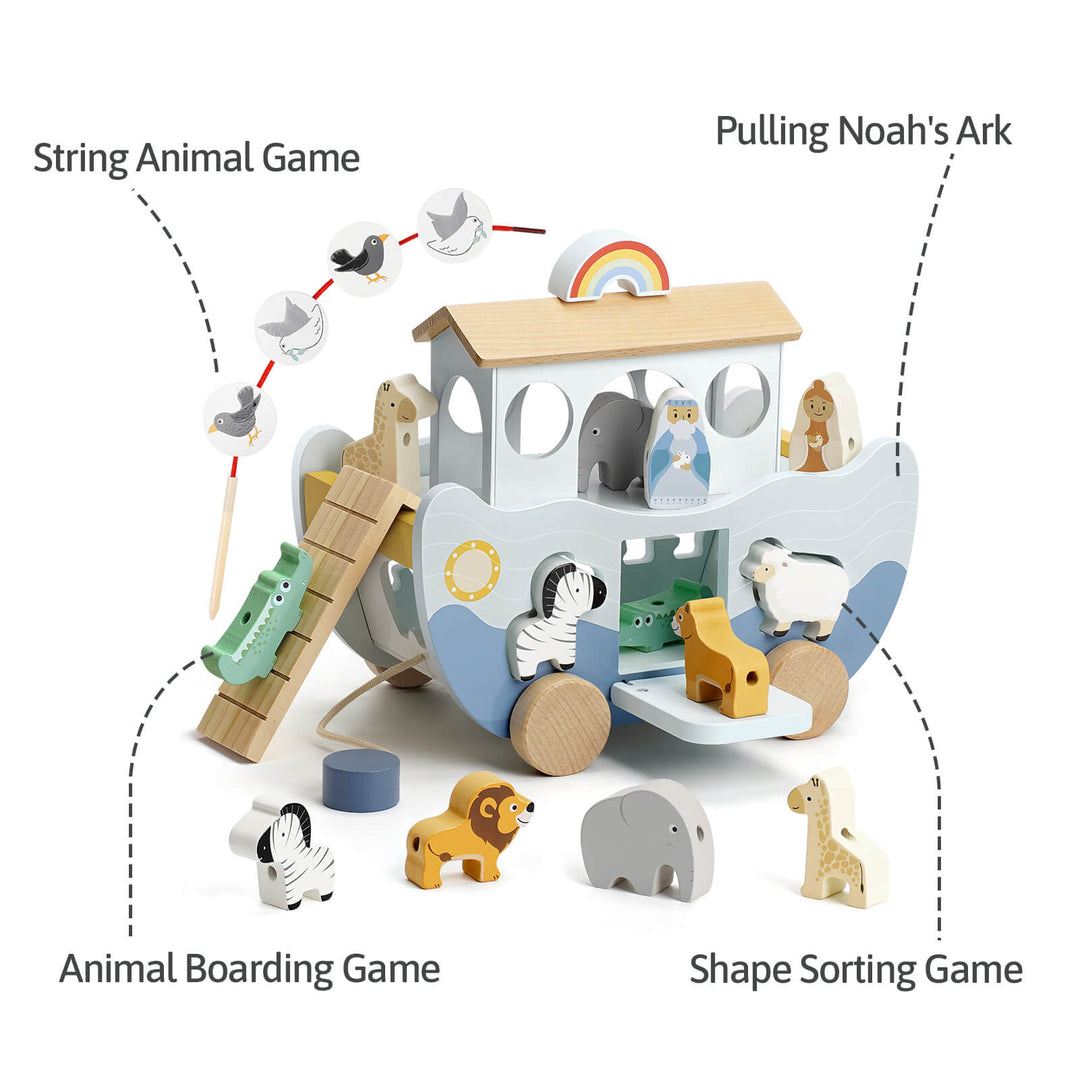 noah's ark with animals toy​