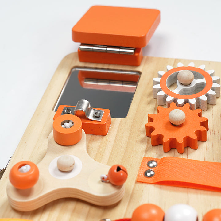 Joyreal Children's Busy Board | Sensory Learning Toy with 10+ Activities